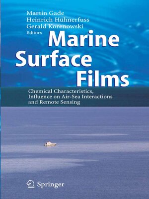 cover image of Marine Surface Films